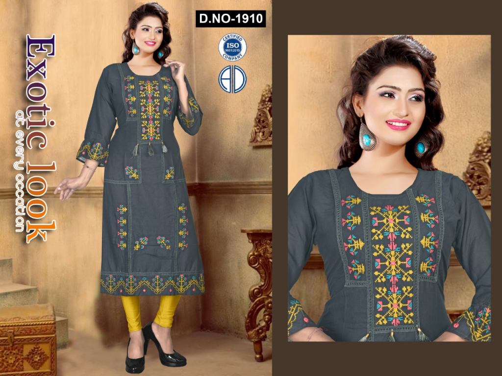 Rayon Straight Kurti