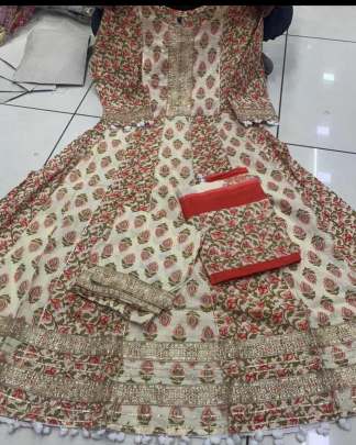 Cotton Jaypur Ghera Kurti